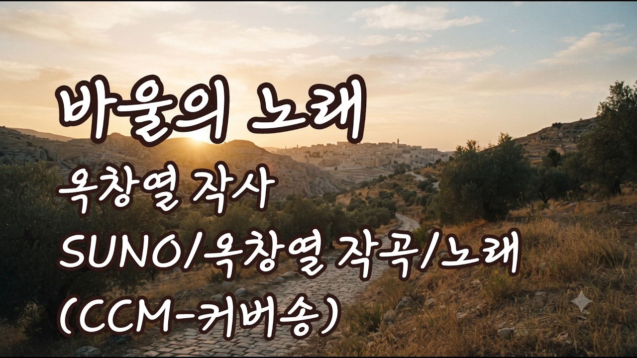 바울의 노래 - 옥창열 작사 / SUNO 옥창열 작곡 노래 (CCM - 커버송)