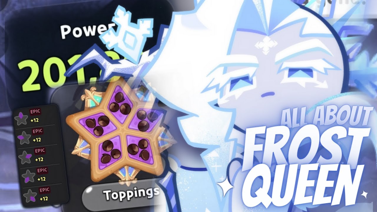 Toppings for frost queen cookie