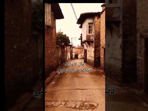 يا أبا هريرة اتبكي على الدنيا