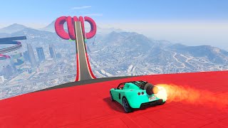 Crazy Rocket Powered Race - Daring Loops GTA 5 Online