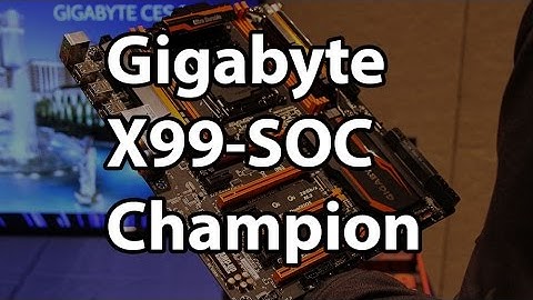 Gigabyte X99-SOC Champion Motherboard Launches - CES 2015