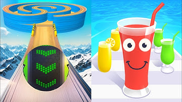 Juice Run | Going Balls- SpeedRun All Level Gameplay Android,iOS - NEW UPDATE Ep - 19