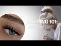 LASHING 101: LASH LAYERING TO CREATE A WISPY EYELASH EXTENSION SET/ STEP BY STEP PROCESS / CC CURL