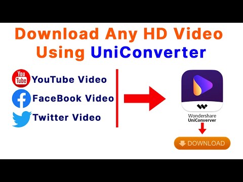 Uniconverter 👉 How to Download Any HD Video Using Wondershare UniConverter