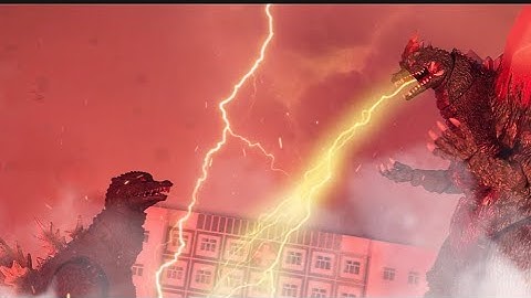 GODZILLA VS SPACEGODZILLA EPIC STOPMOTION BATTLE