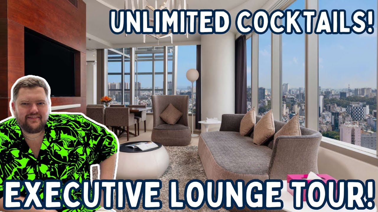 Коктейли без ограничений и виды с 30-го этажа! Представительский лаунж Pullman Saigon Centre 🇻🇳