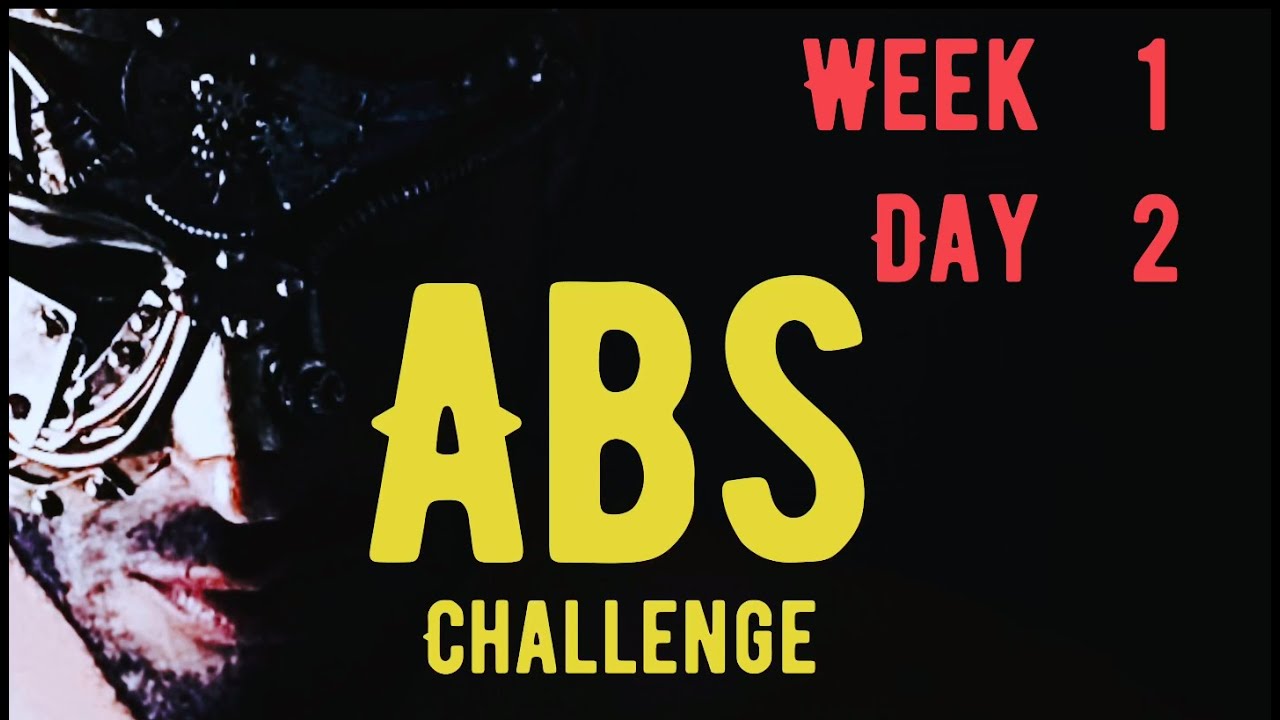 Abs workout challenge Week 1 Day 2 - YouTube