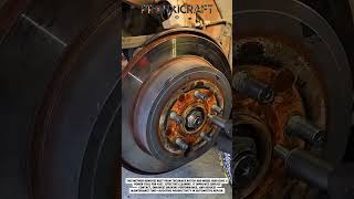 Brake Rotor Rust Removal Hack | Fast &amp; Easy Wheel Hub Cleaning