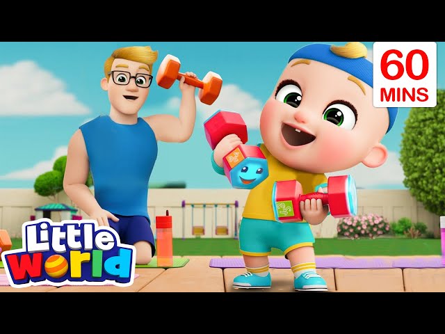 Stay Healthy, Work Out | Kids Songs & Nursery Rhymes by Little World class=