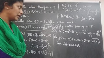 JNTU B.Tech M1 Maths. Problem on Another form of the Second Shifting Theorem of Laplace Tra