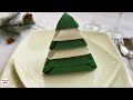 Как красиво сложить САЛФЕТКИ для сервировки НОВОГОДНЕГО СТОЛА! 🎄How to fold napkins!