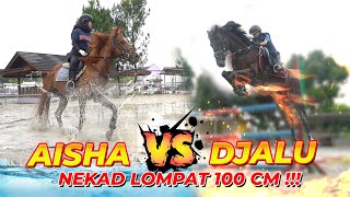 KUDA BARU DJALU BAWA LOMPAT 100 CM !!! SEMUA PANIK !!!