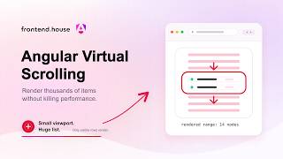 Angular Virtual Scroll Explained in 3 Minutes