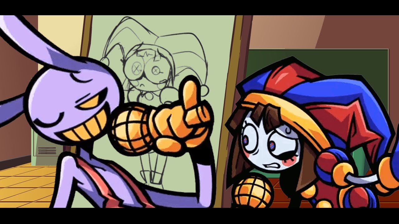 Suspai but Pomni and Jax Sings it (FNF The Amazing Digital Circus) - [UTAU Cover]