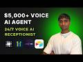 $5,000 AI Voice Agent System - CRM + Dashboard + Booking (GoHighLevel + n8n + Airtable Full Build)