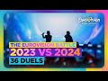 The Eurovision Battle: ESC 2023 vs ESC 2024 (By Country)