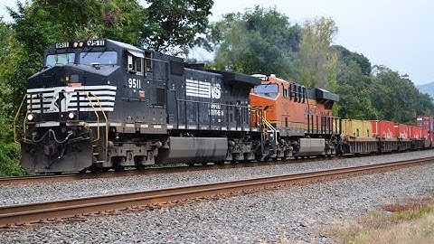 NS 23Z on the PITL with NS / BNSF lashup