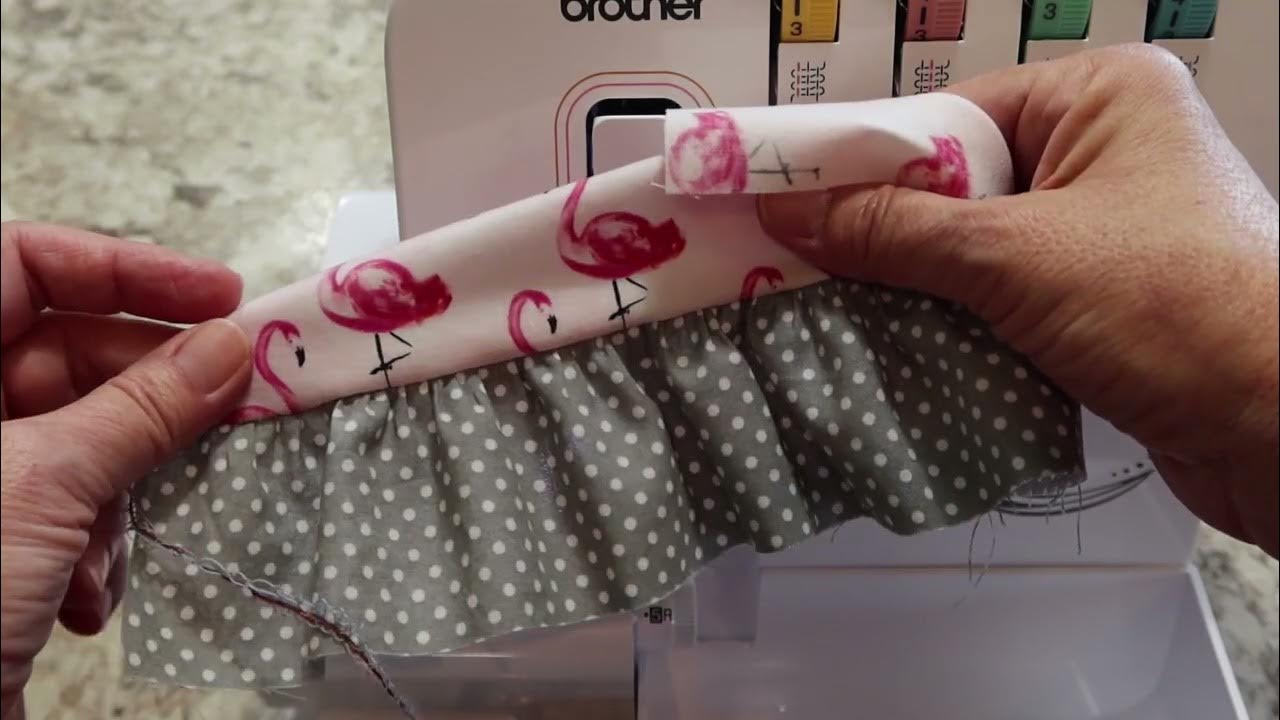 Using the gathering foot on your serger YouTube