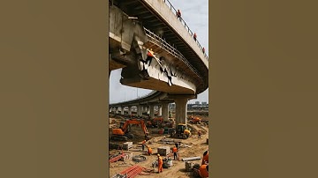 Massive Bridge Collapses! #BridgeFail #Construction #Shocking