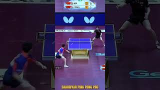 MA LONG VS FANG BO 👀😳 #shorts #viralshorts #pingpong #tabletennis #wtt #ittf #malong #fangbo