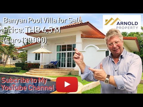 Banyan Pool Villa for Sale (Price THB 4,5 M Including Banyan Golf Membership)