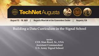 Track 1, Session 1: Building a Data Curriculum in the Signal School