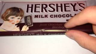 Hershey Choclate Old school packaging review