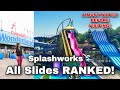 Splashworks canadas wonderland  all slides ranked