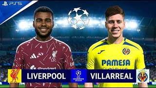 Liverpool vs. Villarreal | UEFA Champions League Phase 26/27 Match | Isak, Barcola, Pepe, Veiga