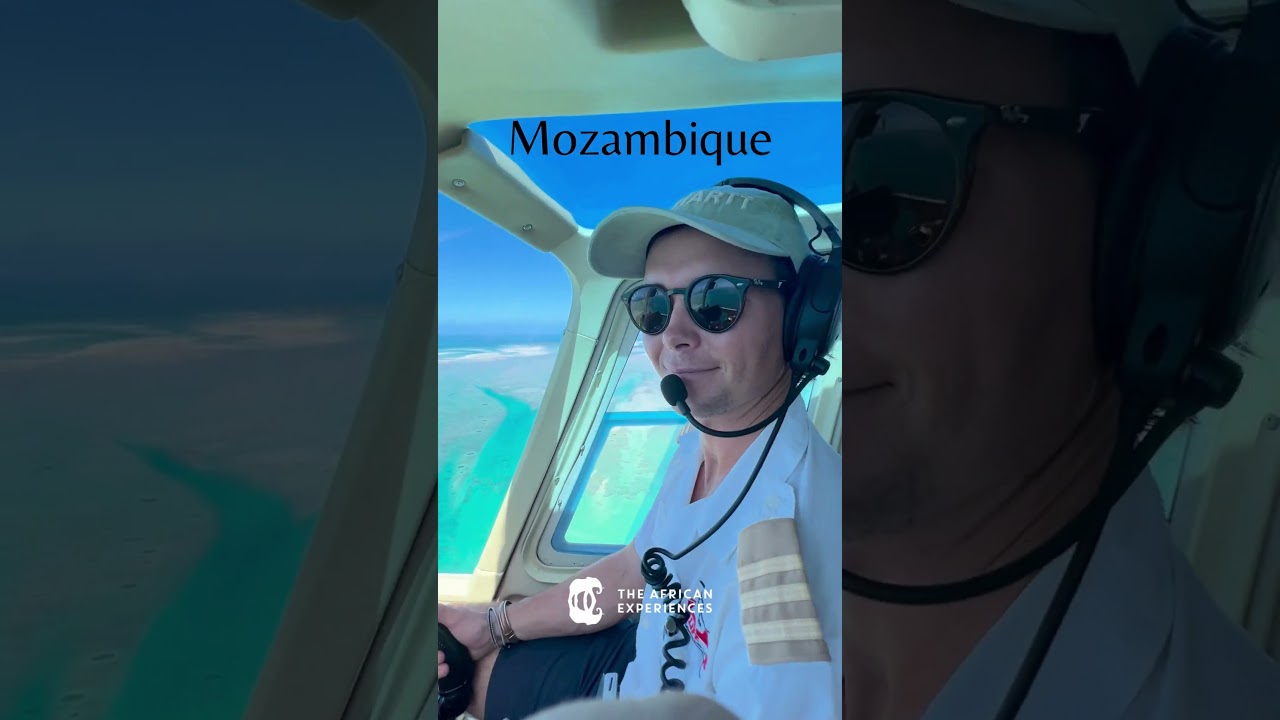 Volamos sobre el Archipiélago de Bazaruto en Mozambique
