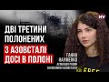 Рашисти тиснуть на українську владу полоненими з Азовсталі – Ганна Науменко