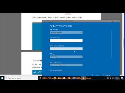 Set up MyIP.io PPTP VPN on Windows 10
