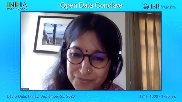 India Data Portal-Open Data Conclave–Framework, Sustainability & Support for Open Data–Pooja Sehgal