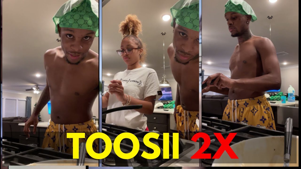 Toosii & samaria jay makes deep fried oreos | toosii instagram live 2021 | Toosii2x instagram live