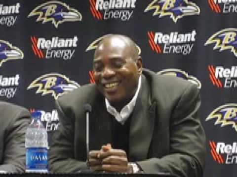 Ozzie Newsome talks about Joe Hortiz and Ravens sc...
