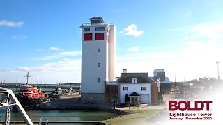 Maritime Lighthouse Tower Construction Time-lapse