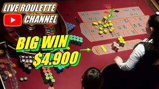 🔴 LIVE ROULETTE |🚨 BIG WIN 💲4.900 In Real Casino 🎰 Amazing Morning Session Exclusive ✅ 2024-04-27 screenshot 5