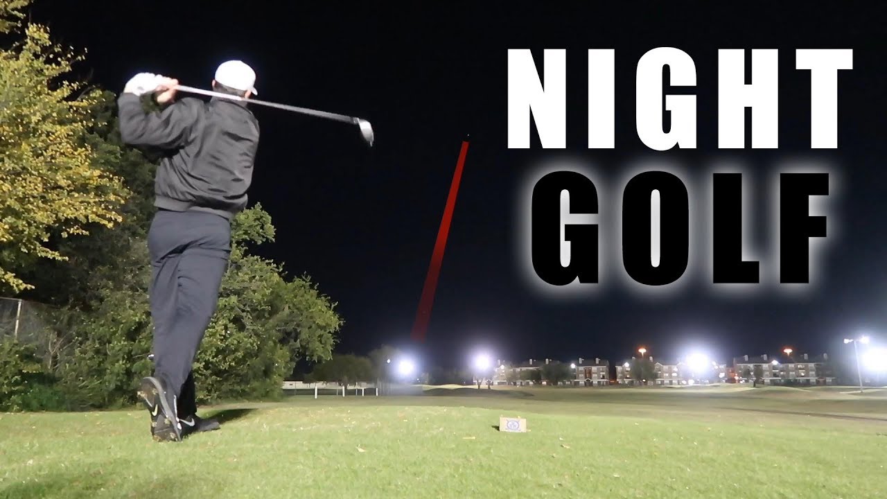 FIRST TIME PLAYING NIGHT GOLF NIGHT GOLF PART 1 YouTube