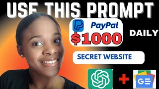 Details Earn $1000 Daily Using this Unique CHATGPT  PROMPT and Google News in Just 10 Mins News