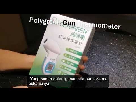Thermometer gun polygreen - YouTube