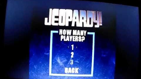 Jeopardy! Playstation Gameplay 1 (First Redemption)