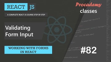 #82 Formulierinvoer valideren | Werken met formulieren in React | Een complete React-cursus