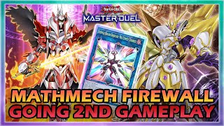 MATHMECH FIREWALL GOING 2ND RANKED GAMEPLAY | GET REBOOTED IN YUGIOH MASTER DUEL