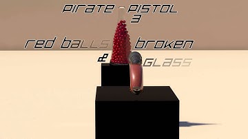 3DS Max Pirate Pistol 3: Red Balls & Broken Glass