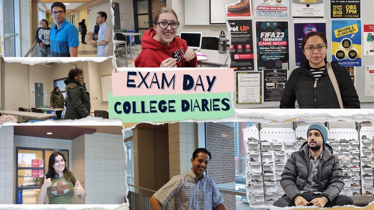 Exam Day in Fanshawe College 🇨🇦 College Diaries Vlog 25 canada 