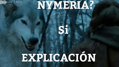 ¿Por qué Nymeria no va con Arya?