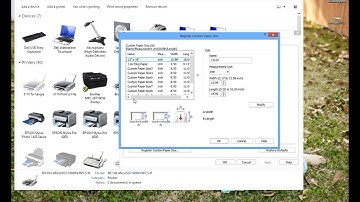 Create Custom Paper Sizes for the Ricoh SG7100DN on a PC -