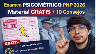 PNP Psychometric Exam 2026 | FREE Material   10 Tips to Pass
