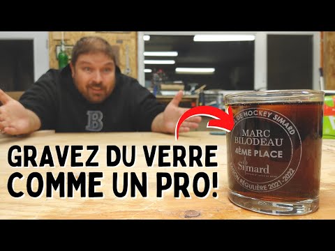 Gravure sur verre avec laser à diode  : Tuto!