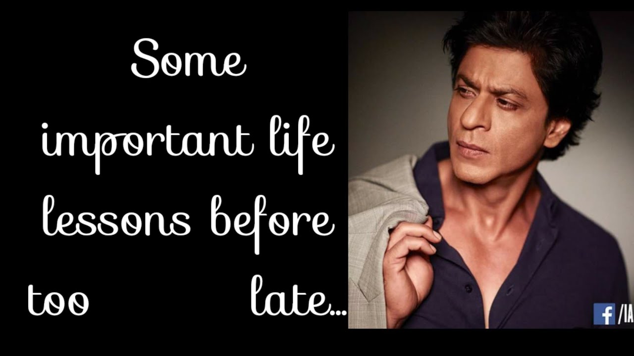 Important Life Lessons You Must Learn Before It's Too Late. - YouTube